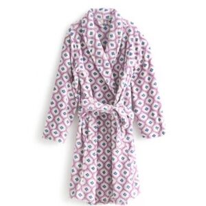 Vera Bradley Center Stage Glow Lavender Fleece Robe NWT SZ 2-3 XL